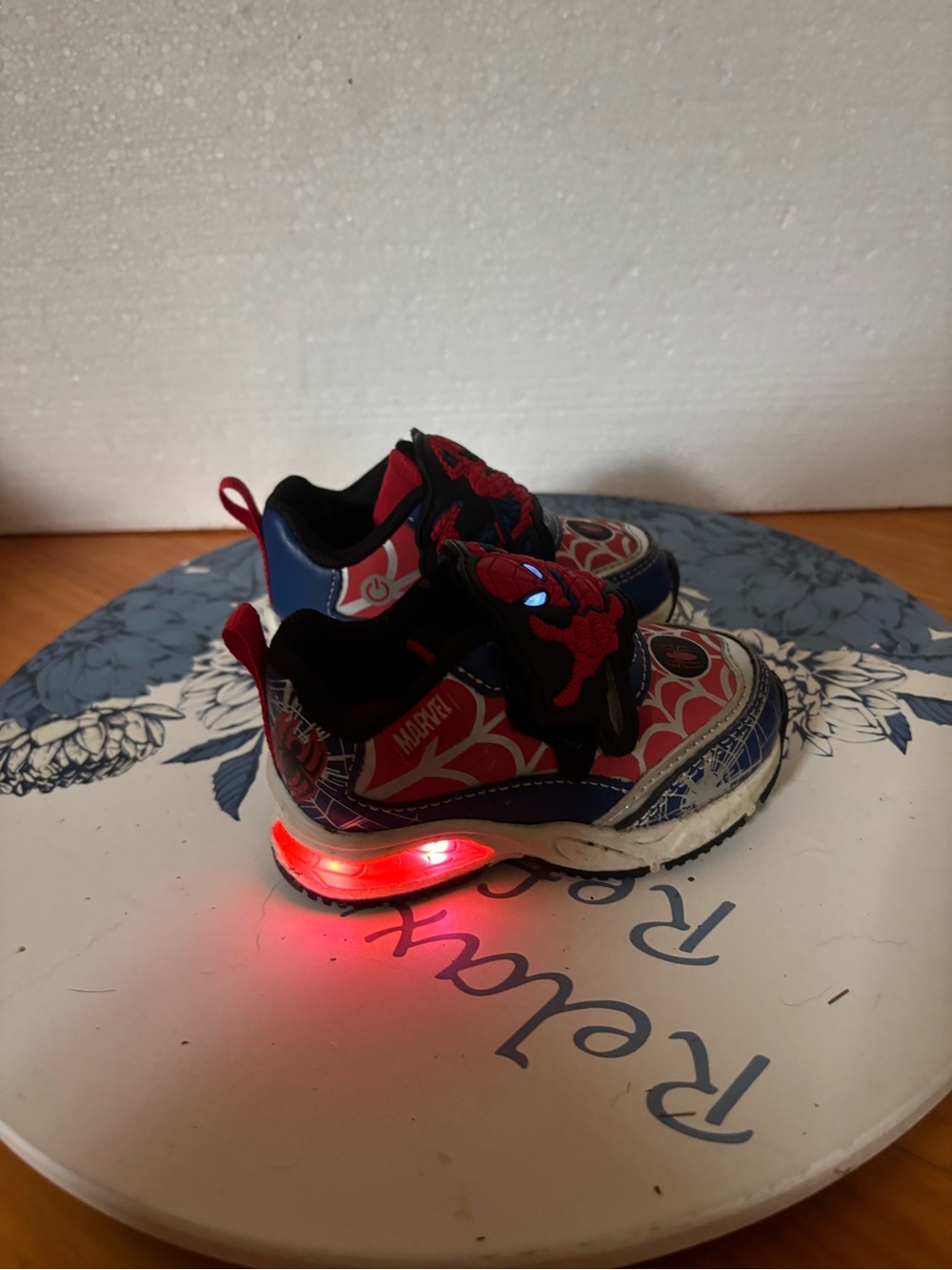 Marvel Spider-Man Light Up Sneakers Toddler 5